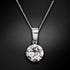 Sudraba kulons "Klasika" ar Swarovski™ kristāliem